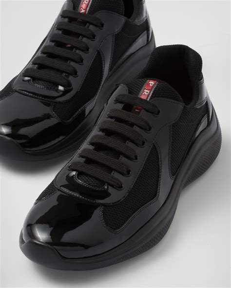 prada cup sneakers black|Prada americas cup sneakers cheap.